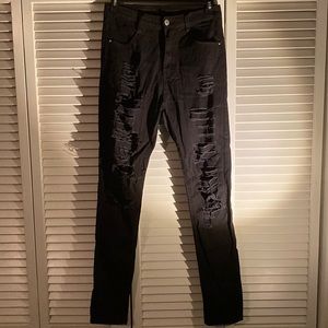 Black Ripped Jeans